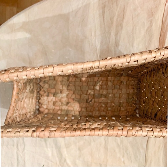 Straw top handle bag - Picture 3 of 5
